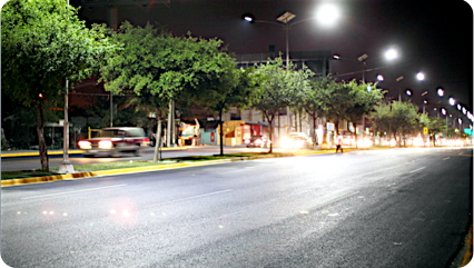 Iluminacion Vial LED. Serie Roadway en Monterrey